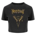 NEST COAST METAL NŐI CROP