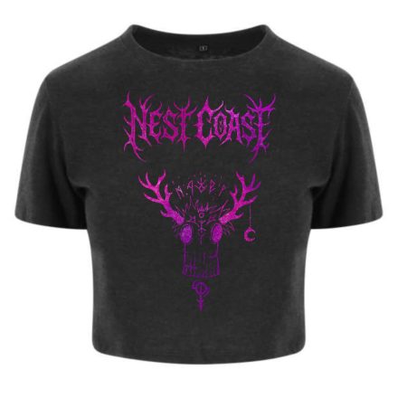 NEST COAST PINK METAL NŐI CROP